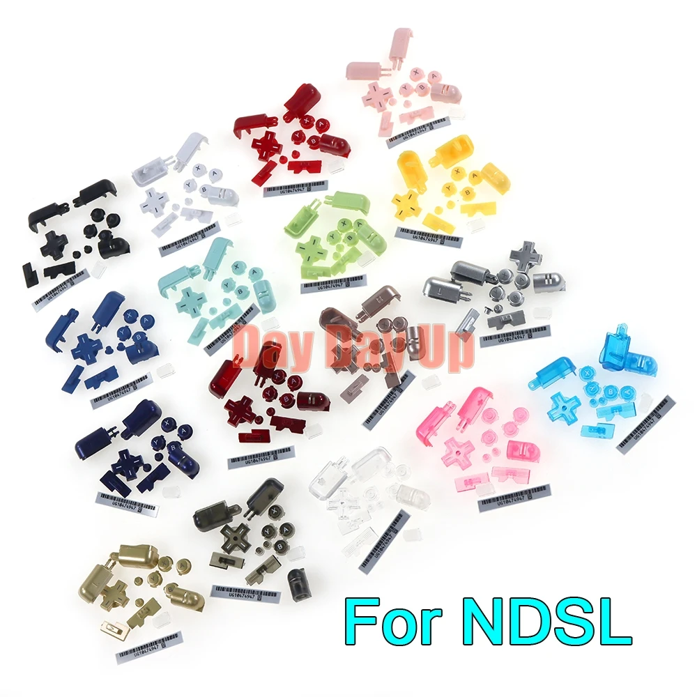 30セット交換用ABXY L R Dパッドクロスボタンフルボタンセット Nintend DS Lite/NDSLコンソール用ボタンキット