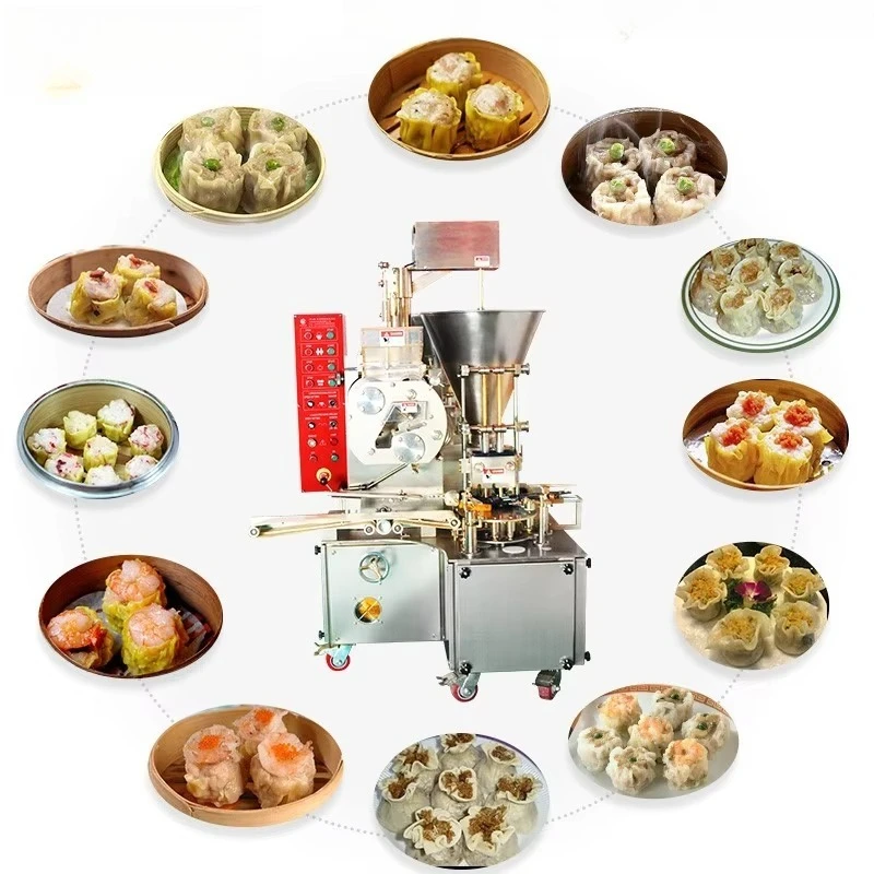 dumpling Making Machine Scale Automatic Siomai Shumai Siu Mai 220V Customized Soup Dumpling Steamed Stuffed Bun Making Equipment