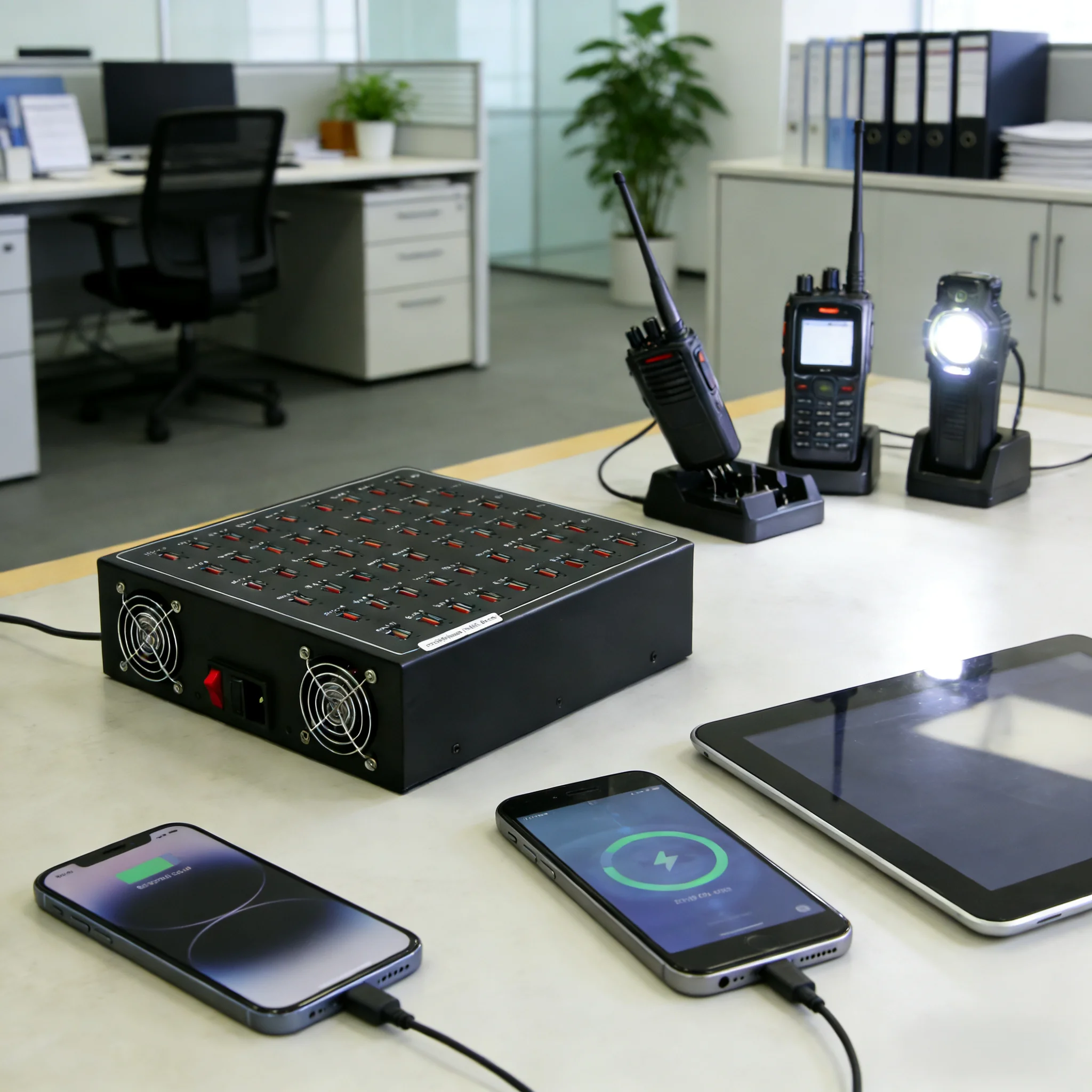 

60 USB C + 60 USB A 1200W Multi Device Charging Station 120-Ports USB C Charging Docking Station Organizer