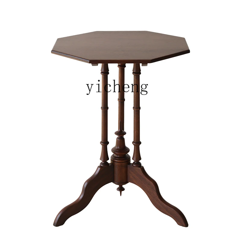 

Vintage Solid Wood Coffee Table Sofa Balcony Side Table Coffee Table