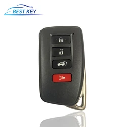 BEST KEY Car Remote Control Key Shell Case per Lexus RX350 2016 2017 2018 4 pulsanti accessori per auto nuovo di zecca di alta qualità