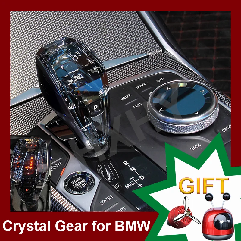 Crystal Gear Shift Knob for BMW 1/2/3/4/5/7 Series F10 F30 F16 F02 G30 X3 X4 X5 X6 X7 G05 G01 G08 G02  Chassis Car Accessories