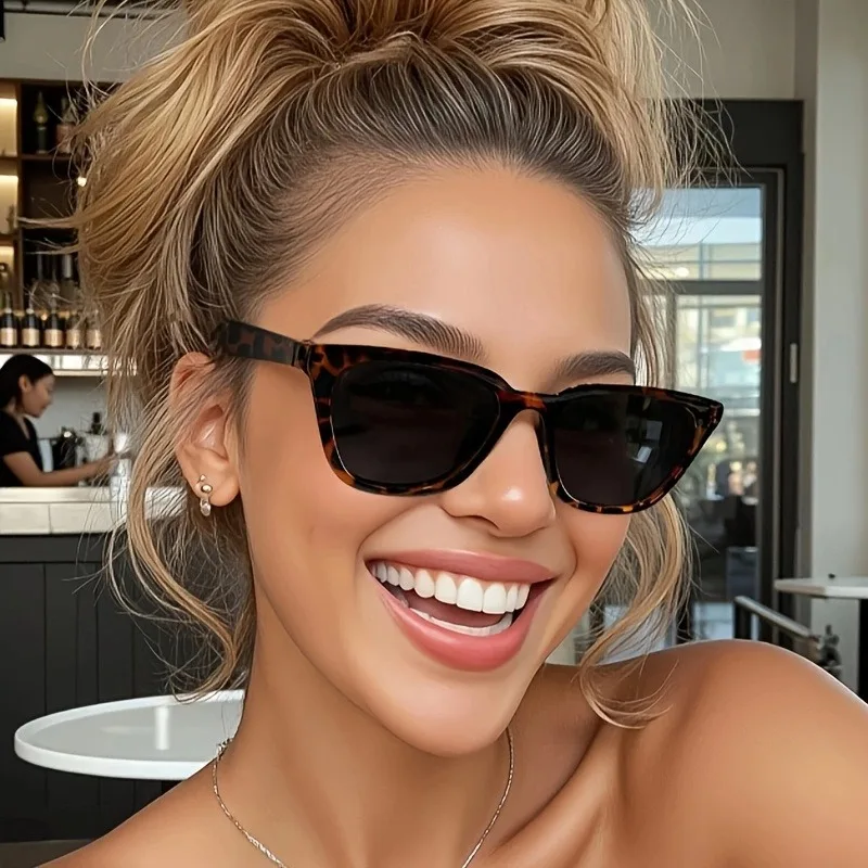 Vintage Leisure Cat Eye Sunglasses Men Women New in Fashion Irregular Sun Glasses Shades Luxury Brand Designer Eyeglasses UV400