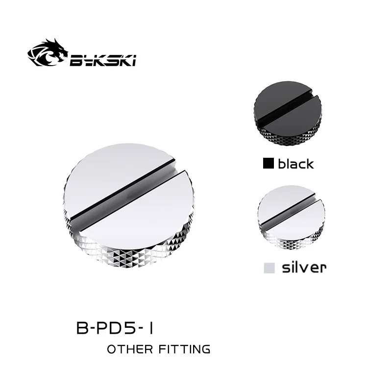 Bykski G1/4" Plug PC Water Stop Waterkoeler Systeem Afdichting Slot Connector Computer Accessoires Fitting Gebruik een munt om aan te spannen