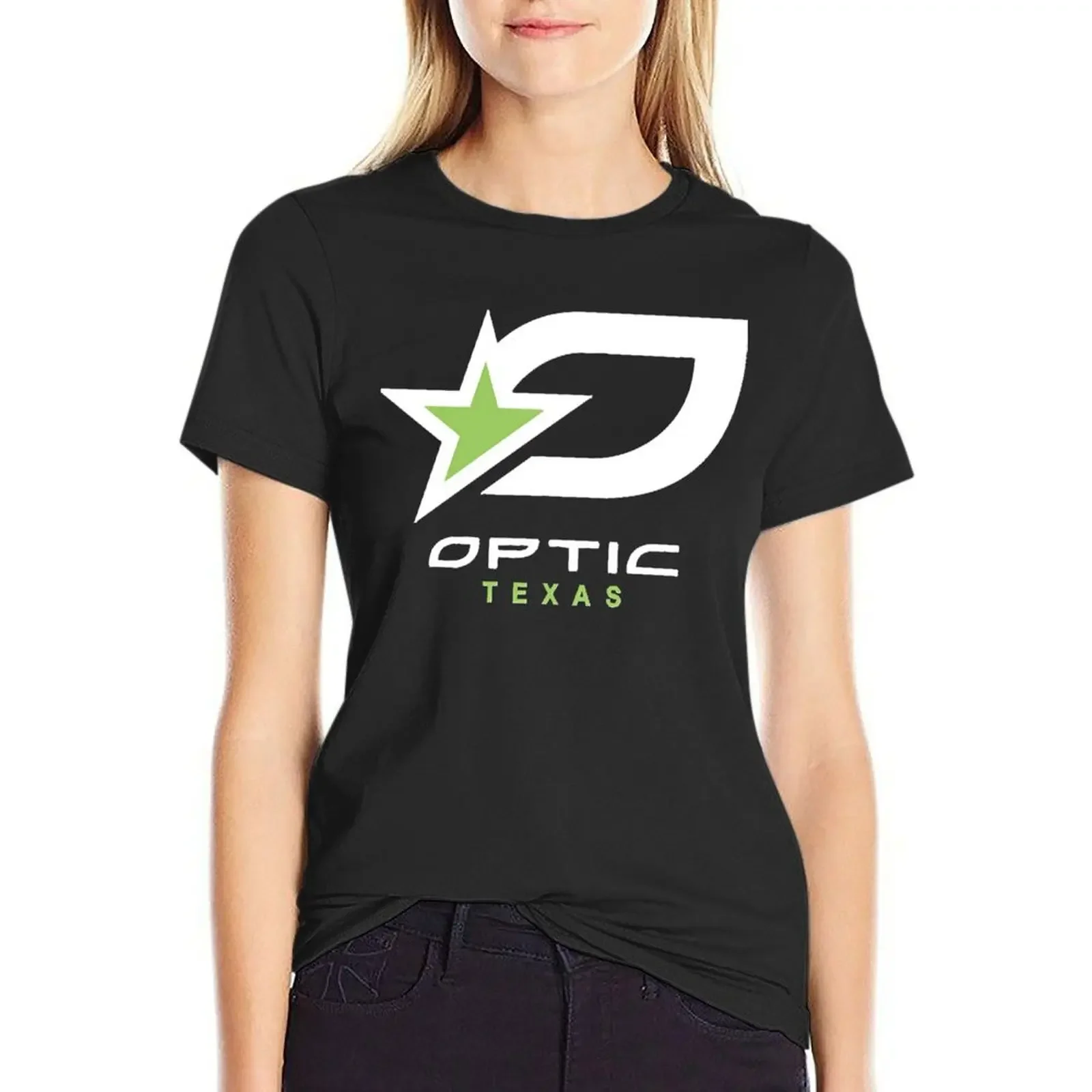 OpTic Texas Merch Shirt Essential T-Shirt Aesthetic clothing summer top oversized workout t shirts for Women