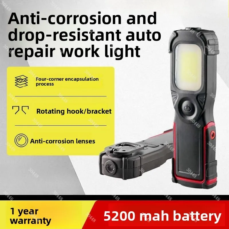 Waterproof Work Light High-Power Magnetic Car Repair Flashlight Professional Mechanic LED Lamp