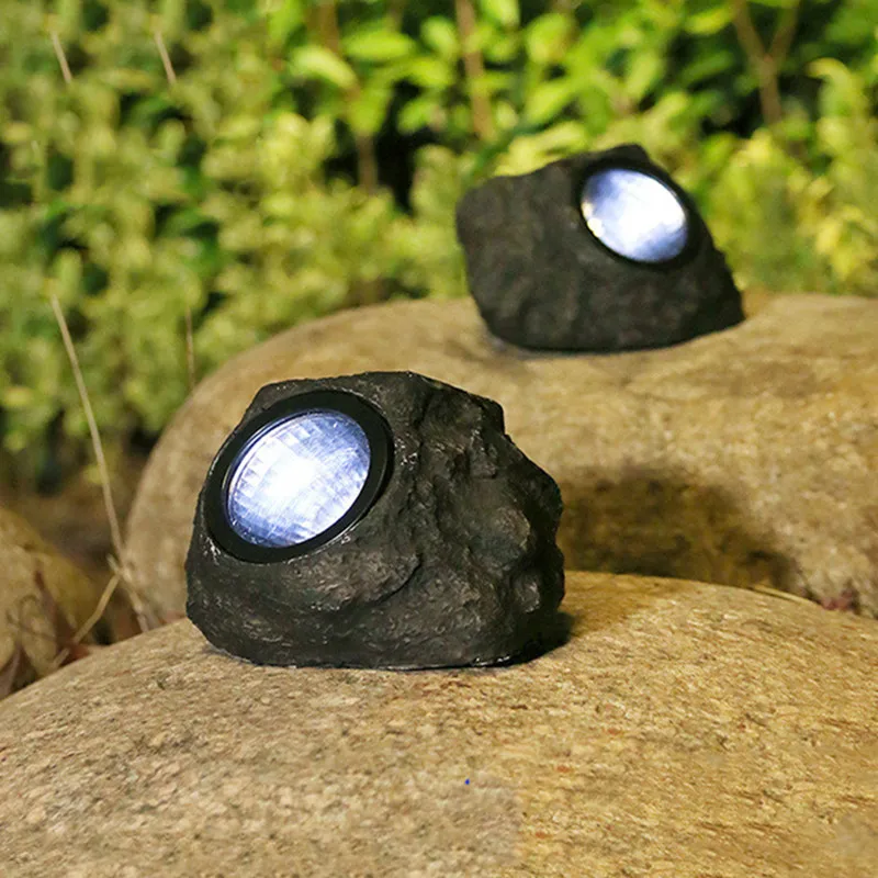 

4LED Simulation Stone Lights LED Solar Light Waterproof for Outdoor Garden Solar Lawn Lamps Garden Decoration Landscape Light