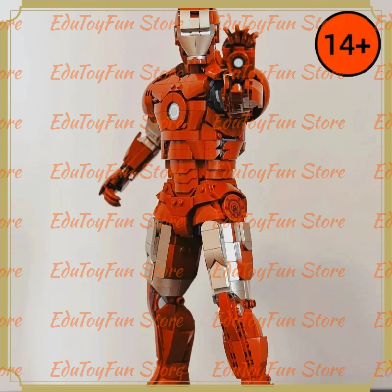 

1297PCS New Arrival Building Block Model Bricks Set 76344 Mecha Assembly Toy Collection Ornament Festival Birthday Gifts