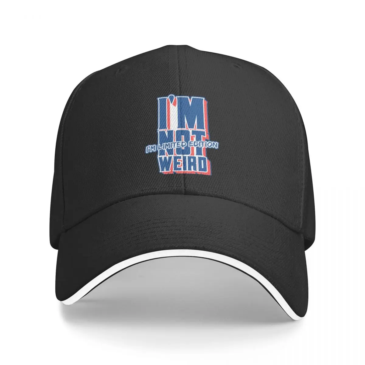 I'm Not Weird I'm Limited Edition Baseball Caps Outfits Casual Snapback Hat for Men Women Daily All Seasons Travel Gift