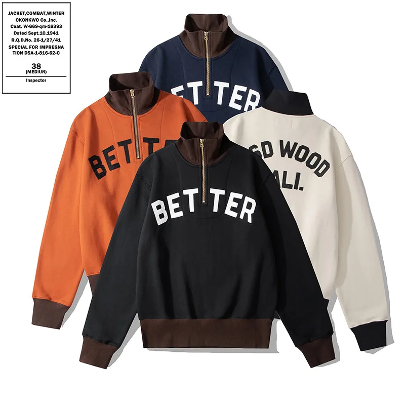 Jersey Táctico OKONKWO Cuello Alto con Cremallera Bordado - imagen 4