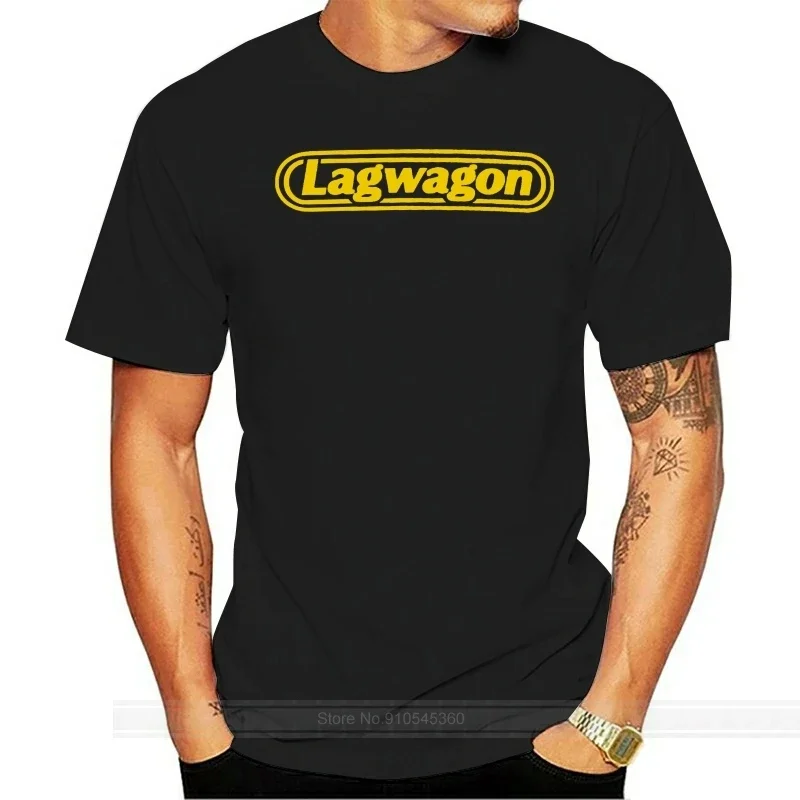 Create A Shirt Online Short Summer O-Neck Mens  Popular Lagwagon  Rock Band Black    Tee Shirt