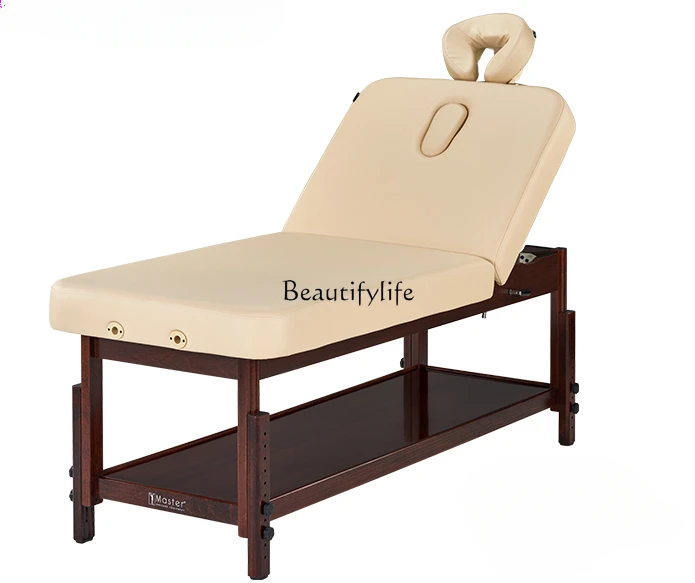 

Solid Wood Beauty Massage Bed Beauty Salon Special Body Therapy Massage Bed