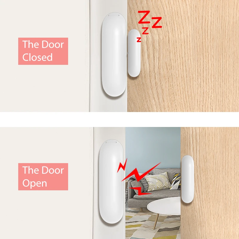 Imagem -05 - Z-wave Plus-sensor de Contato Inteligente de Porta e Janela Sensor de Automação Residencial ue 868.4mhz Smartthings Compatível