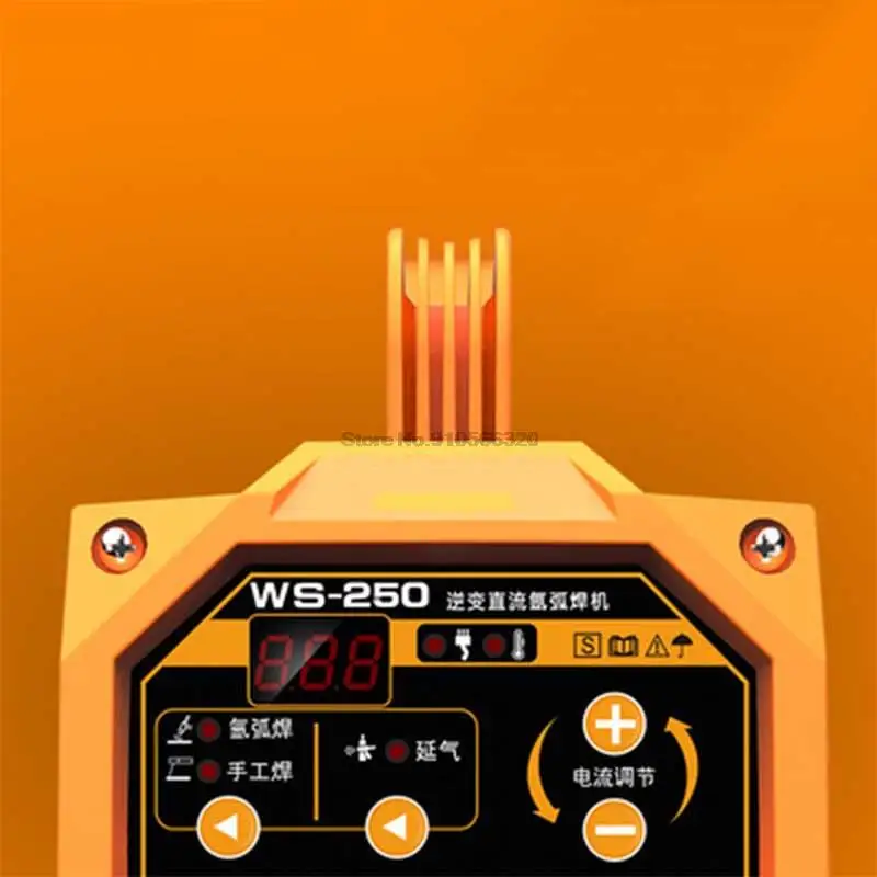 WS-200 المنزلية البسيطة ماكينة لحام بغاز التنجستين الخامل 0.3-3 مللي متر الفولاذ المقاوم للصدأ آلة لحام آلة لحام مقاومة للصدأ بغاز الأرجون 220V/50HZ 10-200A