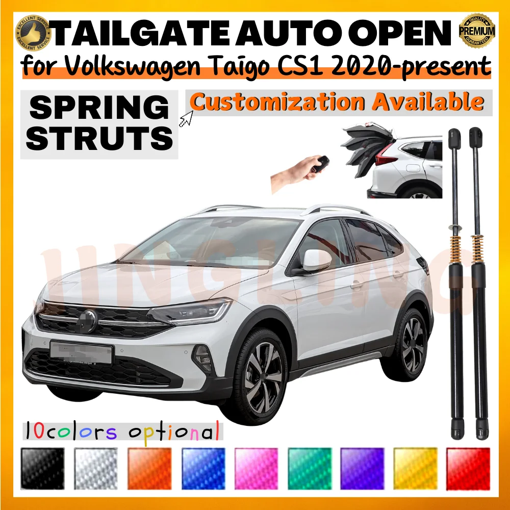

Qty(2) Trunk Struts with Spring for Volkswagen Taigo/Nivus CS1 SUV 2020-present Rear Tailgate Boot Lift Supports Shock Absorbers