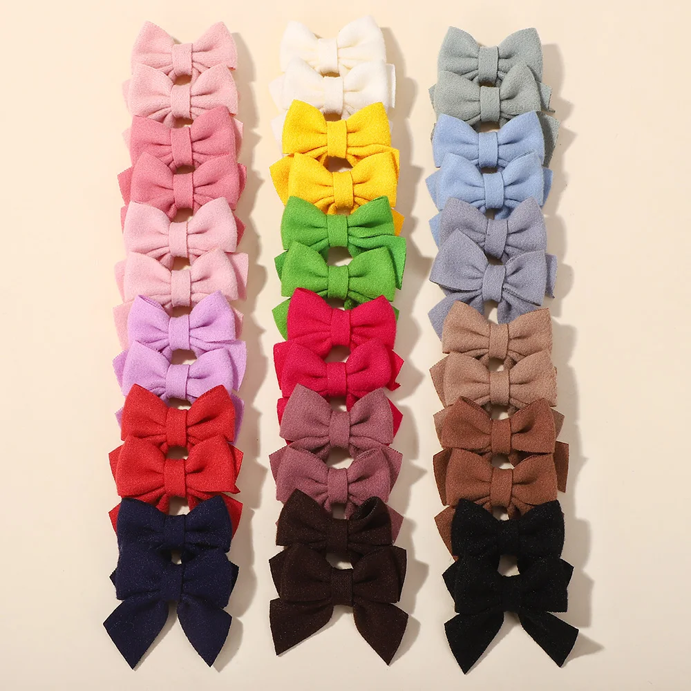 40 stücke Zufällige Farbe Kopfbedeckungen Süße Kleine Mädchen Dekorative Haar für mädchen Sommer Kinder Net Rot Clips Baby Haarnadeln kinder
