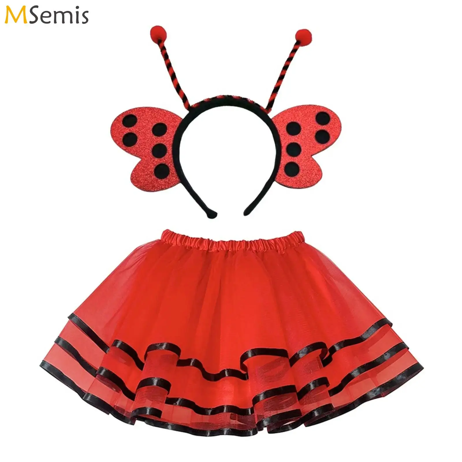 

Хэллоуин Пчела Косплей Костюм Юбка-пачка + Повязка на голову Шмель Ролевая игра Пчела Необычные наряды Карнавальный комплект желтых божьих коров