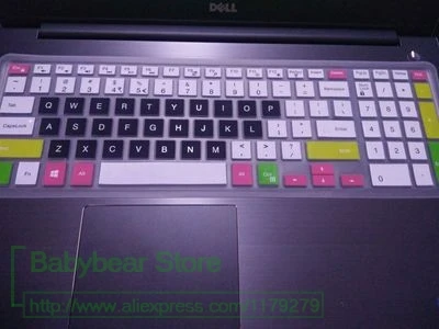 For Dell Vostro 15 5568 3568 V3568 Vostro15 5000 v5568 Vostro 3559 2628 15.6 inch Silicone laptop keyboard cover skin