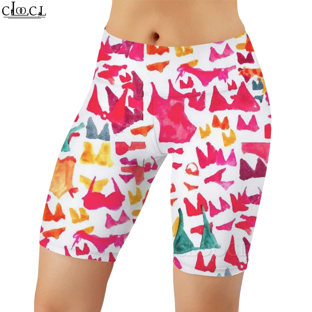 CLOOCL Fashion Workout Women Legging Ladies Swimsuit Pattern Print Casual Women Sexy Gym Sweatpants dla kobiet