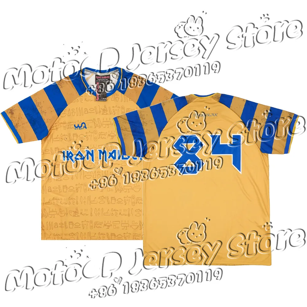 

Реплика классического футбольного джерси для женщин England London Powerslave Iron — спортивная одежда на открытом воздухе для повседневной тренировочной одежды для взрослых и детей