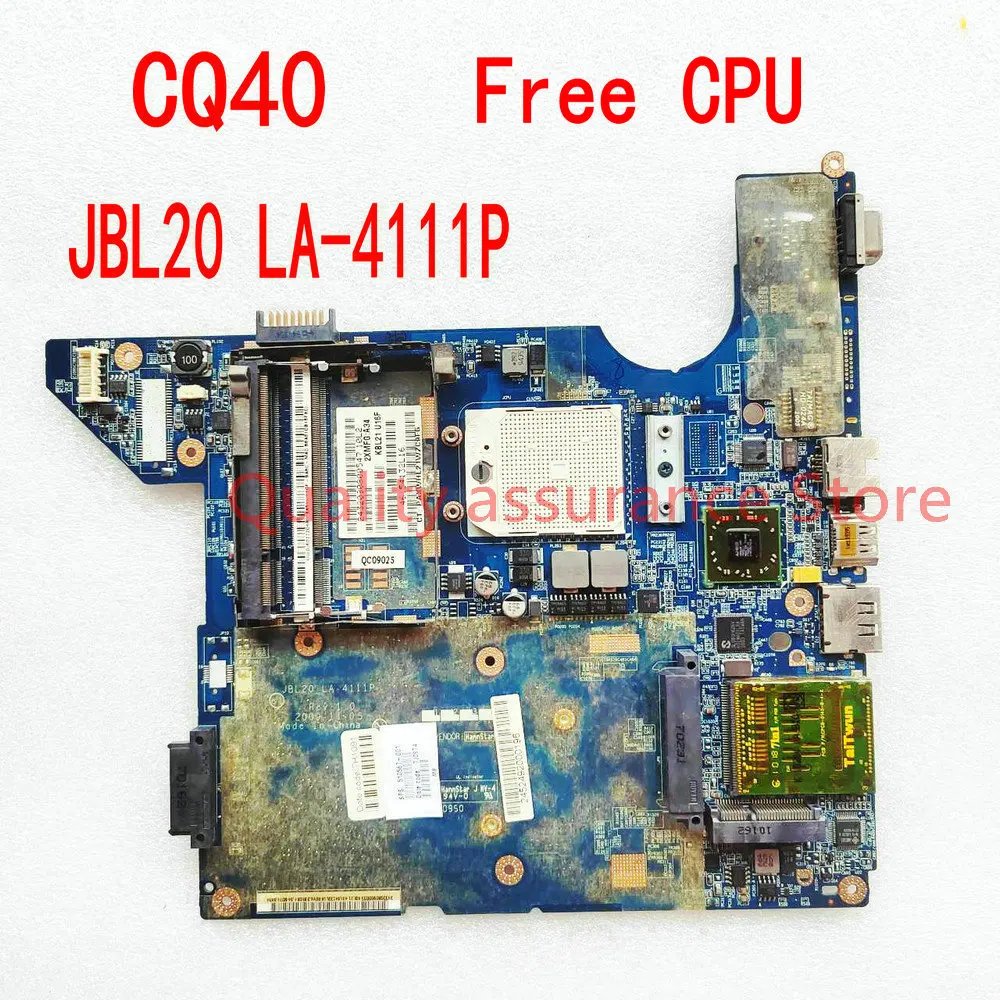 JBL20 LA-4111P For HP Compaq CQ40 Laptop Motherboard 510567-001 492312-001 CQ40-520LA  CQ40-215WM CQ40-304AU CQ40-310AU NOTEBOOK
