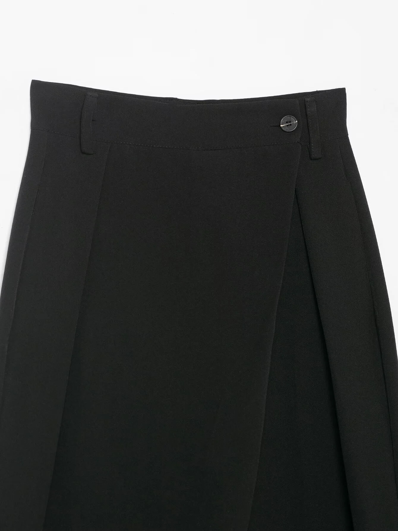 2025 شتاء جديد المرأة غير المتكافئة عالية الخصر عادية عصرية متعددة الاستخدامات أنيقة فضفاضة مستقيم الساق السراويل