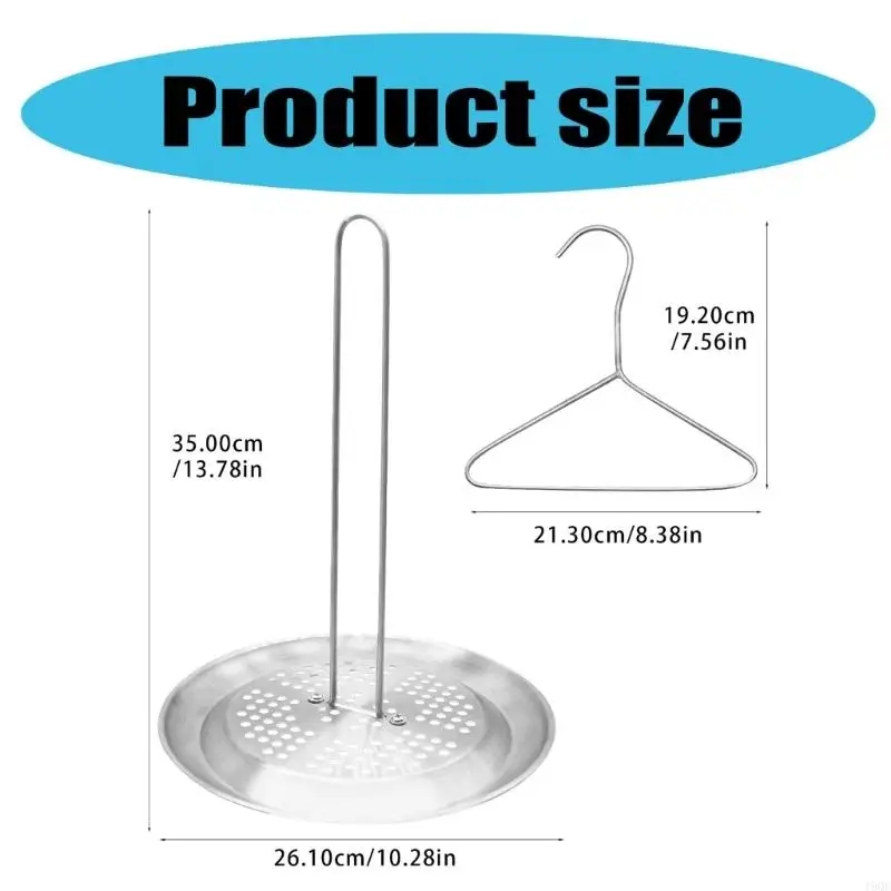 Toastro aves corral vertical 19QE con placa goteo y gancho elevación Portable Turquía Textura metal para