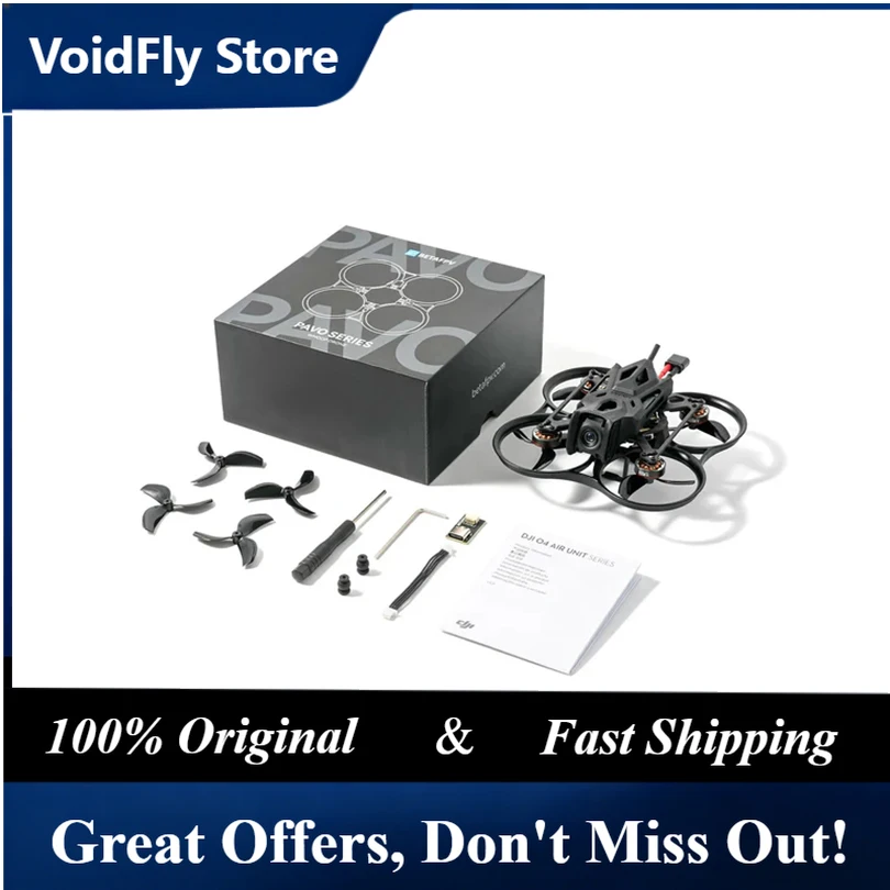 VoidFly BETAFPV Pavo Pico II Brushless Bwhoop Quadcopter ELRS 2.4G RX / O4 SBUS 2S For O4 Air Unit Pro VTX  With 560mm COB LED S