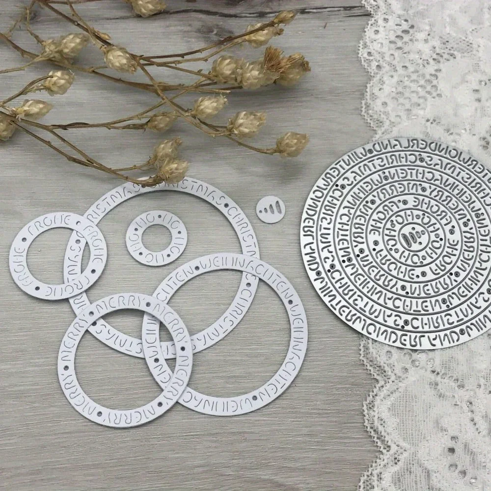 

1pcs metal cutting dies cut die mold star circle decoration Scrapbook paper craft blade punch stencils dies