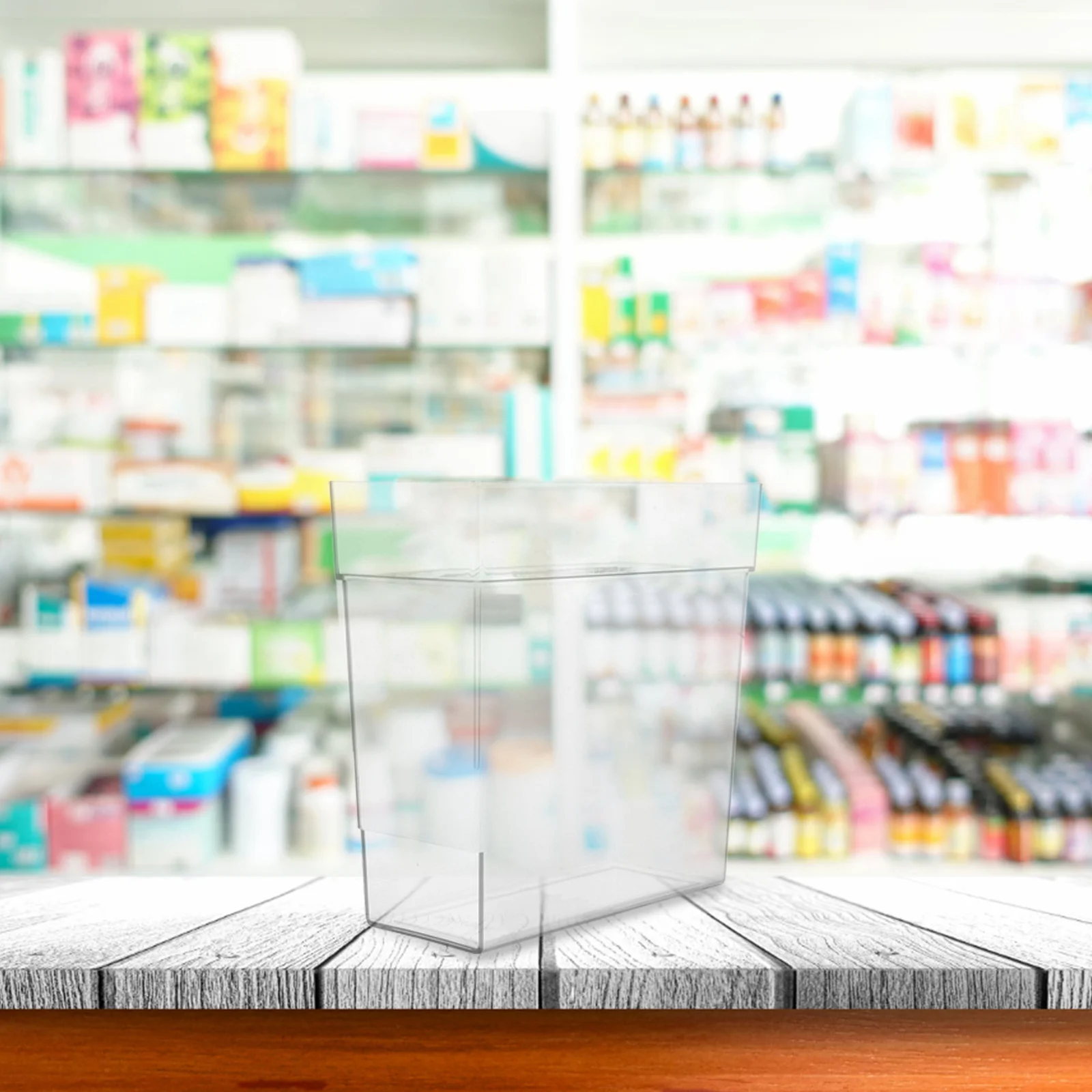 

Needle Storage Box with Lid Efficient Topdown Medicine Organizer Clean Secure for Hospital Home Use Multifunctional