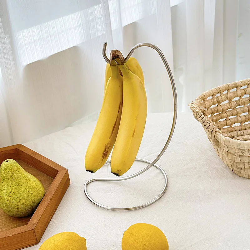 Bananenhalter-Ständer Hält Bananen Frisch Moderner Aufhänger Baumständer-Haken für Küchenarbeitsplatte Niedliches Küchen-Gadget – Detail 8
