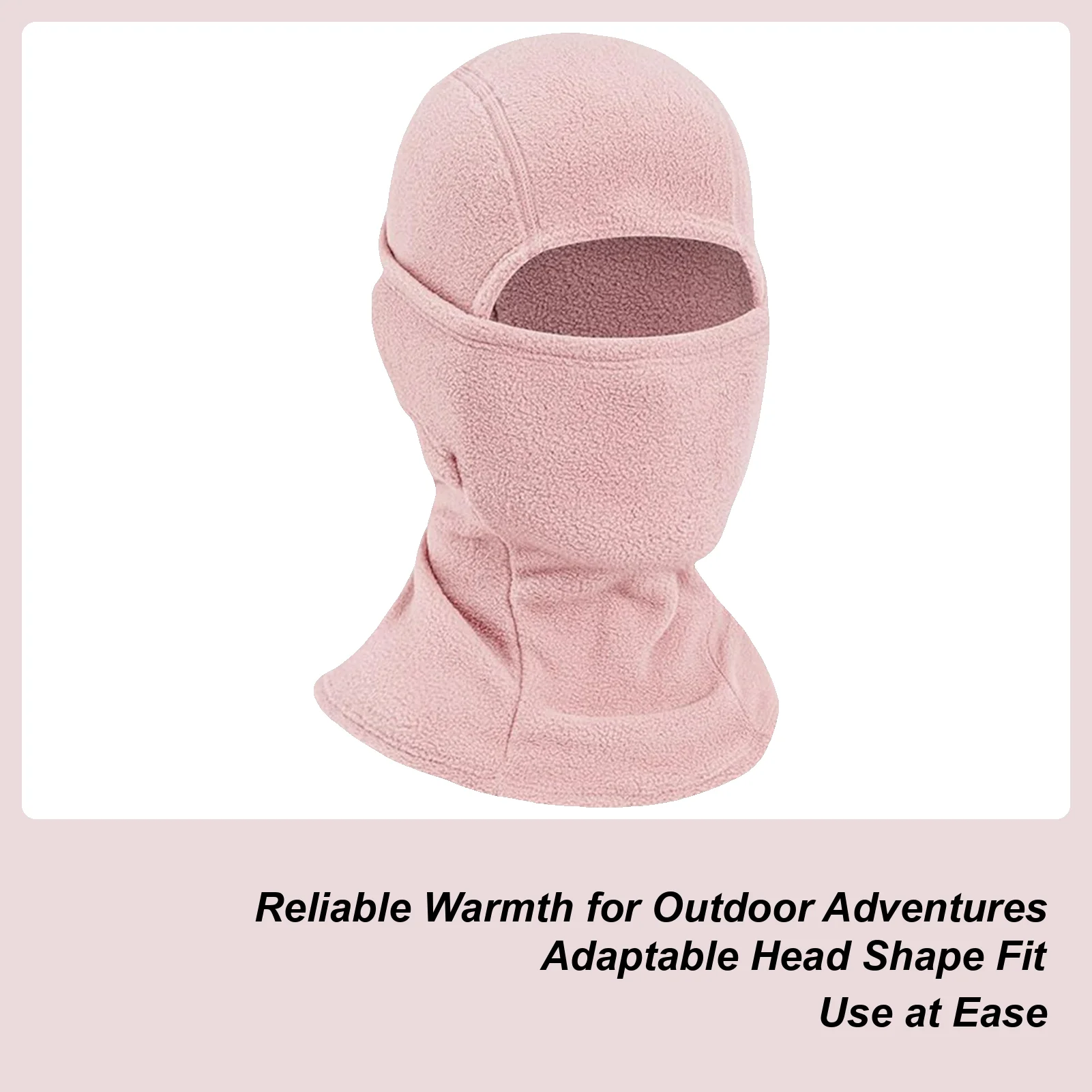 

Зимняя маска для лица, утеплитель для шеи, капюшон, снаряжение для холодной погоды, теплая флисовая лыжная маска для катания на сноуборде, пешего туризма, поездок на работу, верховой езды