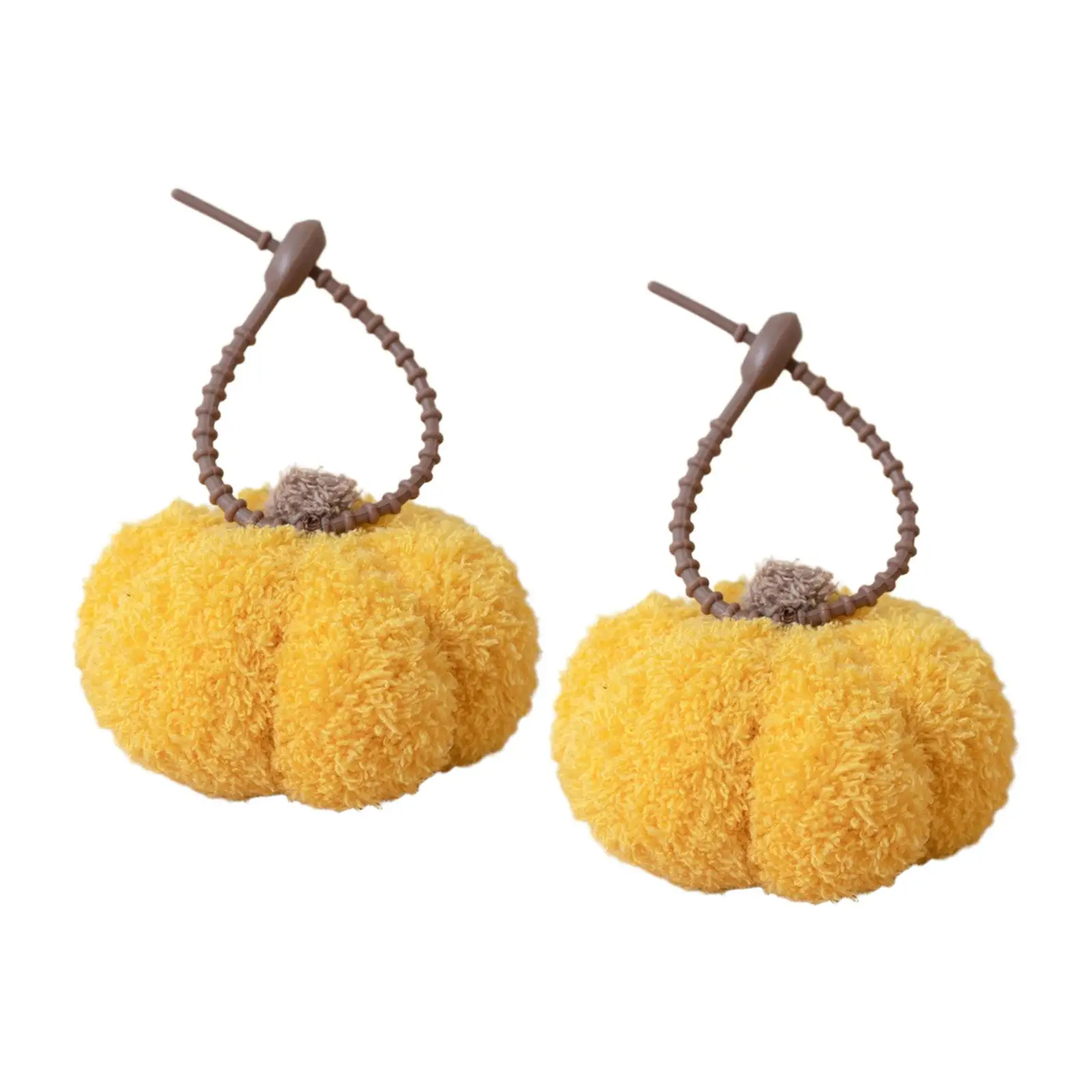 

2Pcs Pumpkin Keychain, Plush Doll Pendant, Cute Party Favor Halloween Decoration for Boys and Girls Backpack Handbag Decor