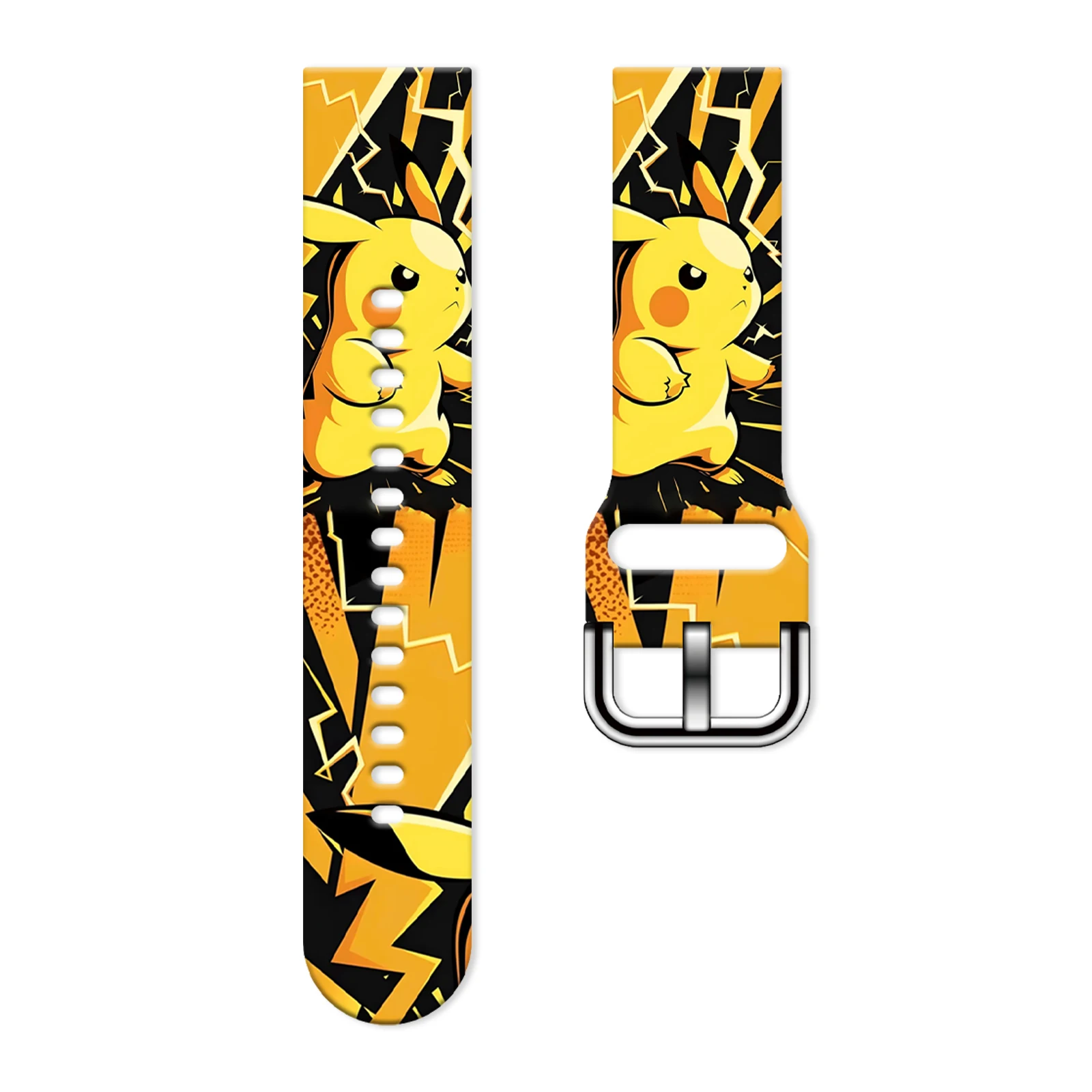 

20MM 22MM Pokemon 2 print watch strap for Samsung Galaxy Watch 7/6/5 40mm 44mm Band Replaceable Bracelet for Xiaomi Huawei Watch