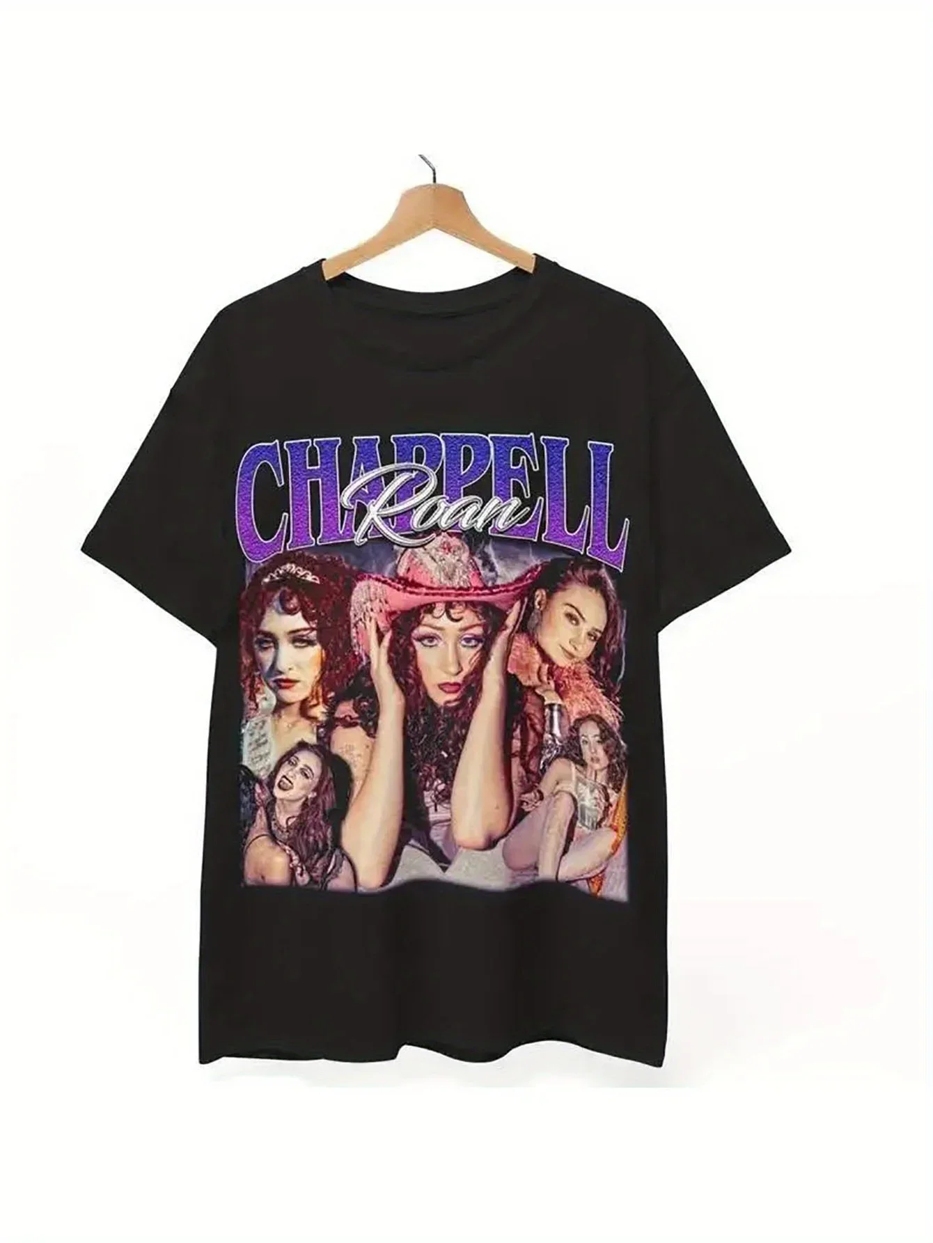 ChappelRoan Shirt, Chappelll Roan Bootleg Vintage Shirt, Unisex Shirt Top Crewne Printed T-Shirt T-Shirt Meme Man Clothes Men's