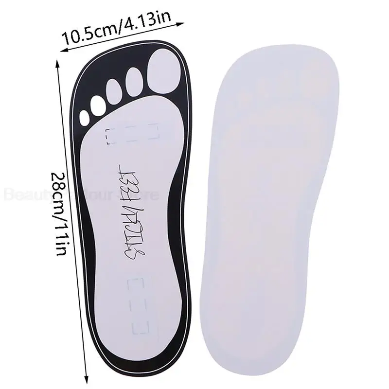 20Pcs Disposable Women Tanning Slippers Tanning Sticky Feet Spray Tan Foot Pads Protectors Stickers for Body Accessories 11 inch