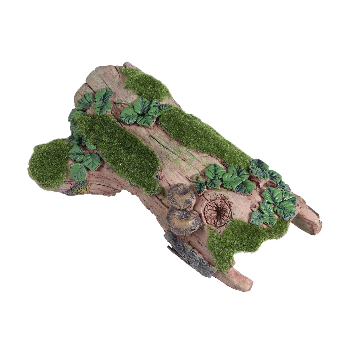 

1Pcs Premium Synthetic Resin Reptile Climbing Rockery Aquarium Turtle Habitat Decor Flocking Bark Realistic Design