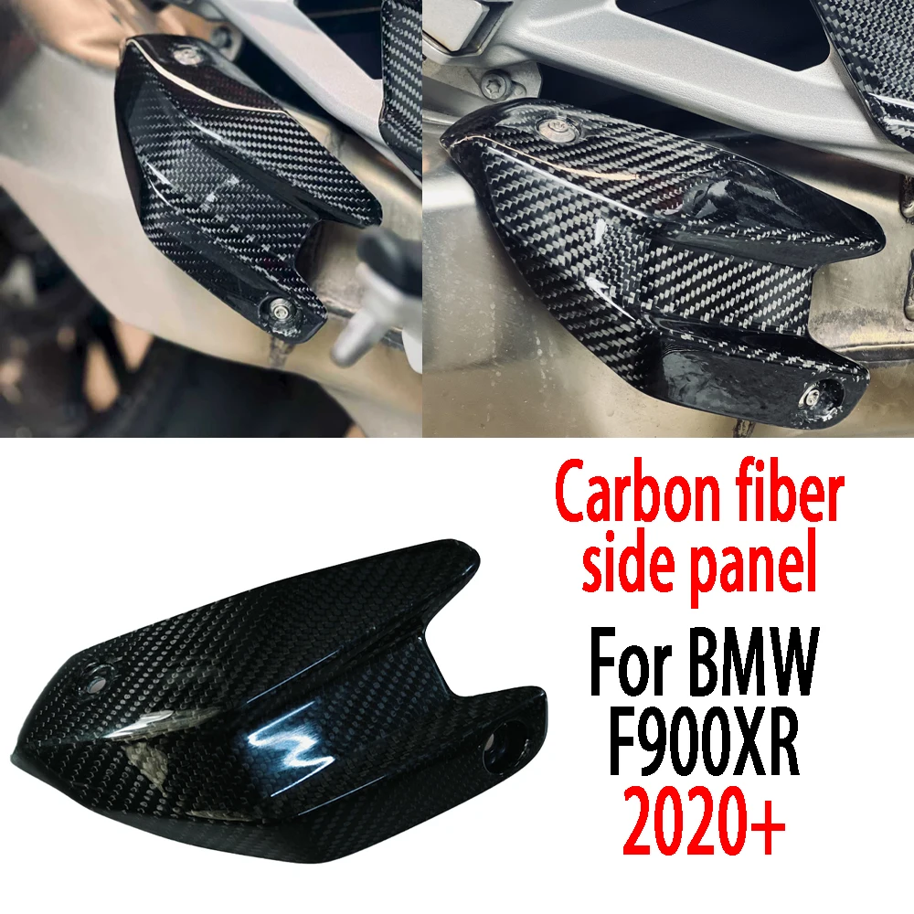 

For BMW F900 XR F900XR F 900 R 100% Carbon Fiber Muffler Cover Fairings Motorcycle Accessories 2020-2025