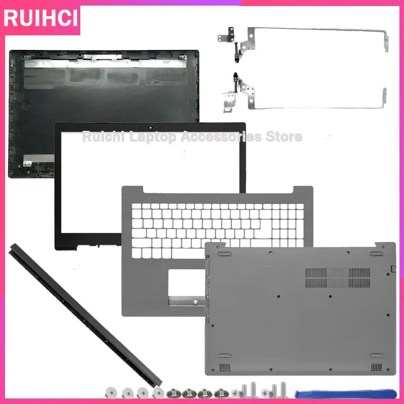 

Запасной чехол для IdeaPad 330-15 330-15IKB 330-15ISK 330-15ABR, задняя крышка ЖК-дисплея/передняя панель/петли/подставка для рук/нижняя часть корпуса, черный
