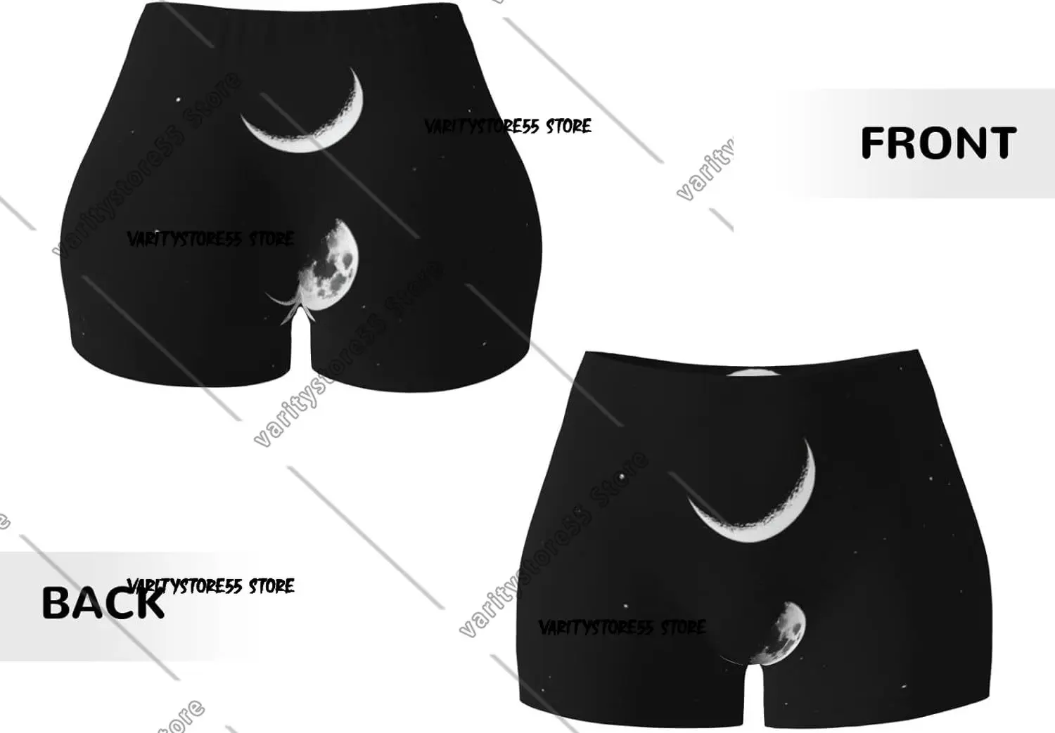 شورت تمرين مراحل القمر للنساء، شورت لراكبي الدراجات اليوغا، سروال ضيق لرفع الأرداف #6