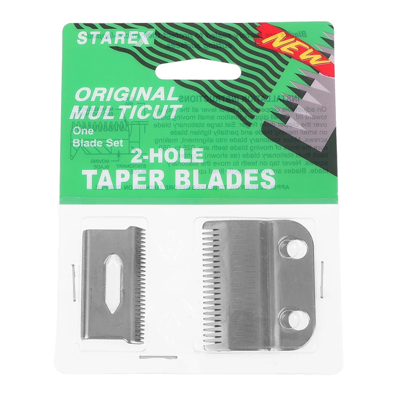 Professional Replacement Clipper Blades Precision 2 Holes Adjustable Hair Clipper Parts Blade