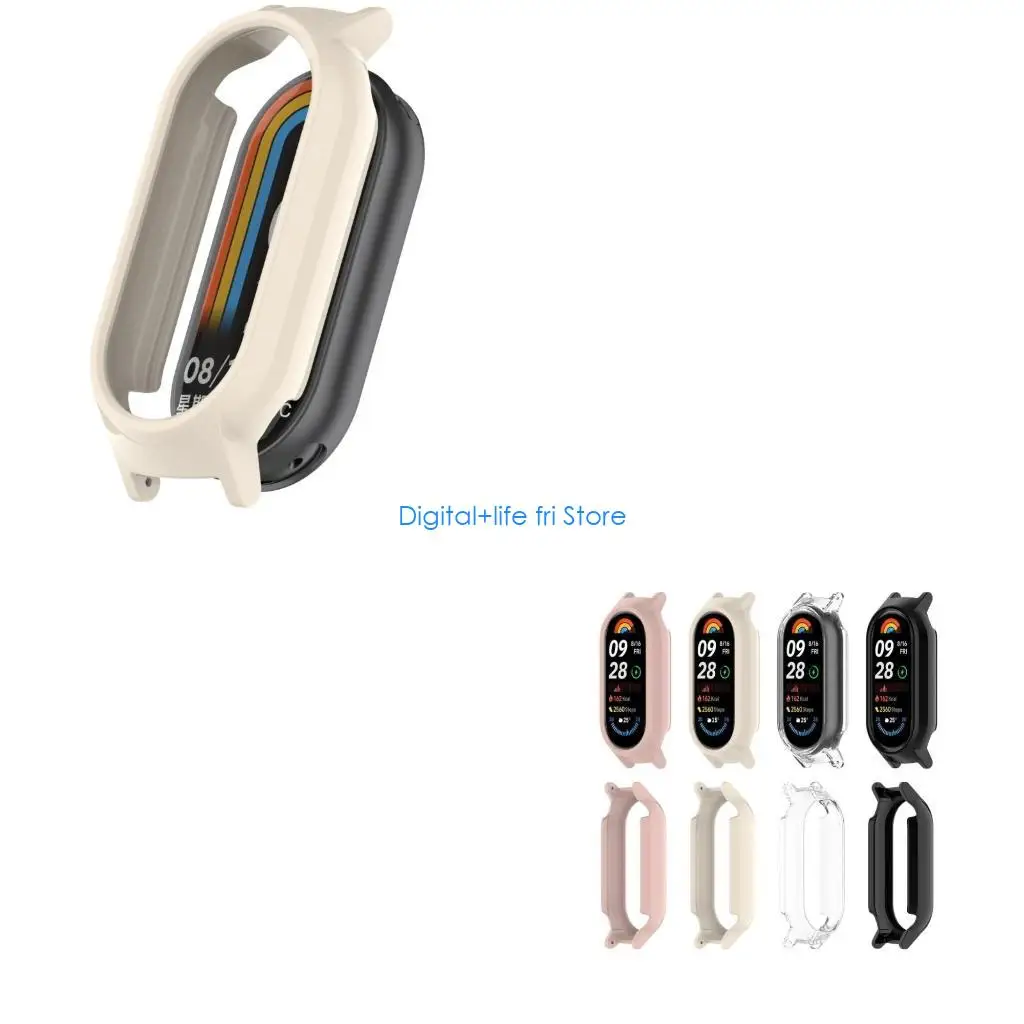 E06D Scratchproof Housing Dustproof Shell with 12mm Strap for Band 9