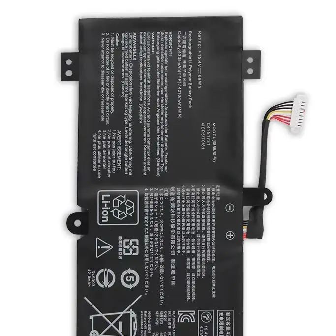 

For ASUS ROG GL504 GL504G GL504GM LG531G GMG712L G731GU LG532L C41N1731 Laptop Battery