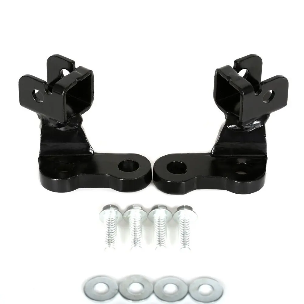 

-1" 25mm Aluminum Motorcycle Footpeg Footrest Lowering Mounts Brackets accessories For KAWASAKI KLR650 2022 2023
