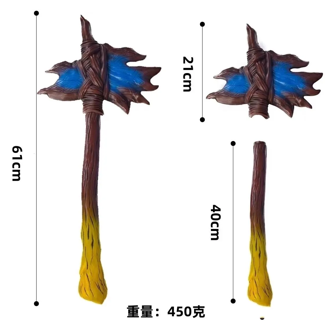 Godzilla Vs King Kong Gorilla Weapon, patrón de gran tamaño, accesorios de modelo Cos, juguete de colección de pegamento suave, regalo de cumpleaños, nuevo, 2024