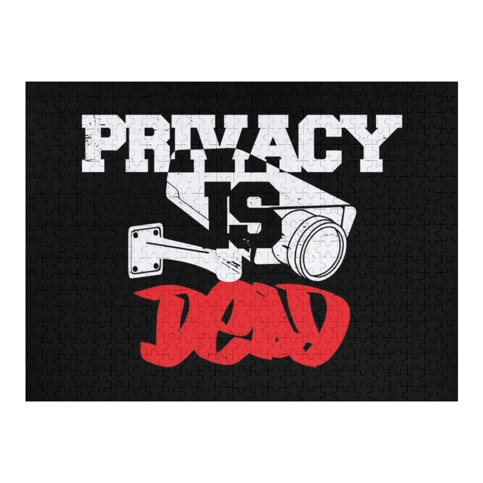 

PRIVACY IS DEAD Jigsaw Puzzle Customizable Gift Baby Wooden Custom Name Child Toy Puzzle