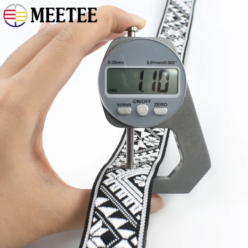 

5/8/10M 31mm Jacquard Webbing Straps Lace Decorative Ribbons Band Belt Sling Backpack Shoulder Bag Strap DIY Sewing Accessories