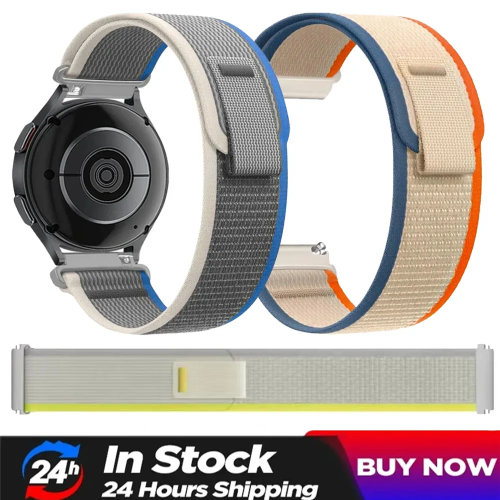 2022mm Trail Nylon Loop Strap for Xiaomi Watch 5/S5-4-3-2 Fashion Breathable Wristband for Oneplus Watch Lite/Realme Watch 5/S