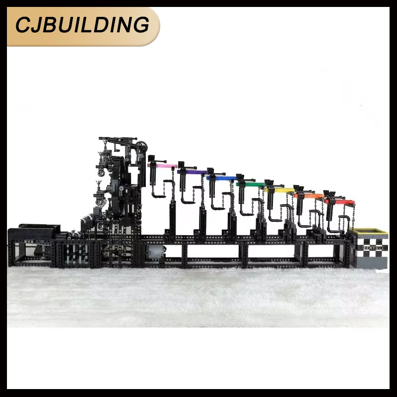 

Строительные блоки Tenggrity GBC Подвесное напряжение Проние Баланс Стенд Наука Креативная модель мощности Электрическая игрушка-головоломка MOC-43565