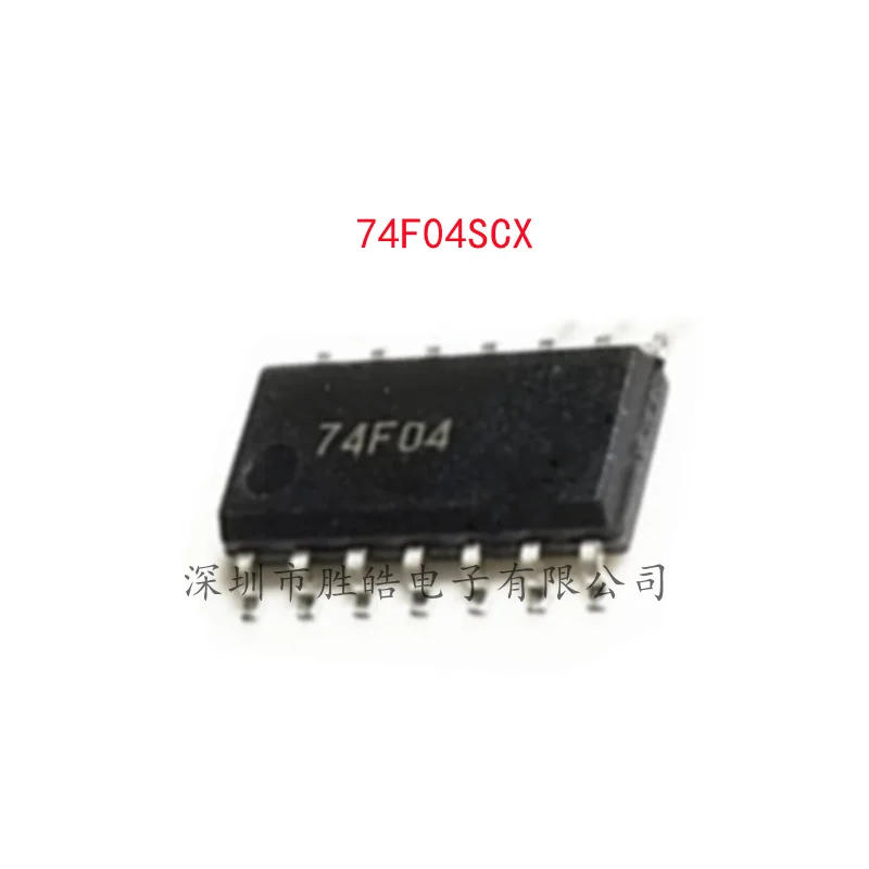 (10PCS)  NEW  74F04SCX   74F04  SOP-14   SMD  74F04SCX   Integrated Circuit